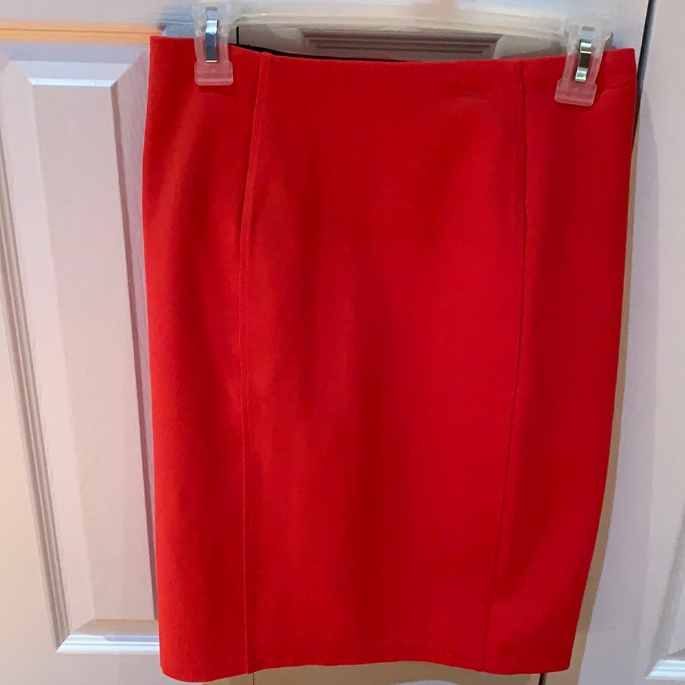 Liverpool Size 2 red pencil skirt